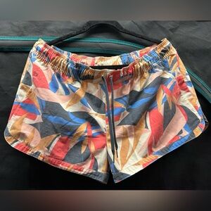 Prana Women's Multicolor Patterned Athletic Shorts